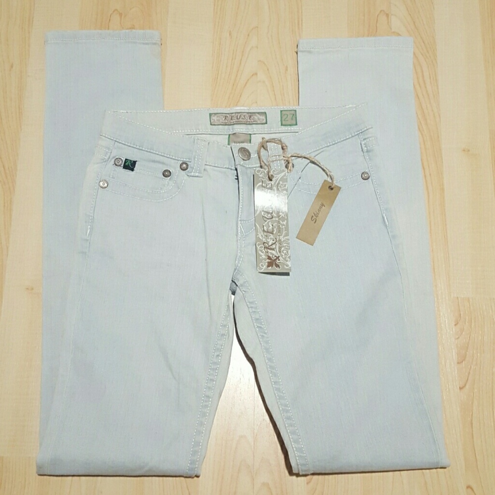 Reuse skinny denim jeans Size 27